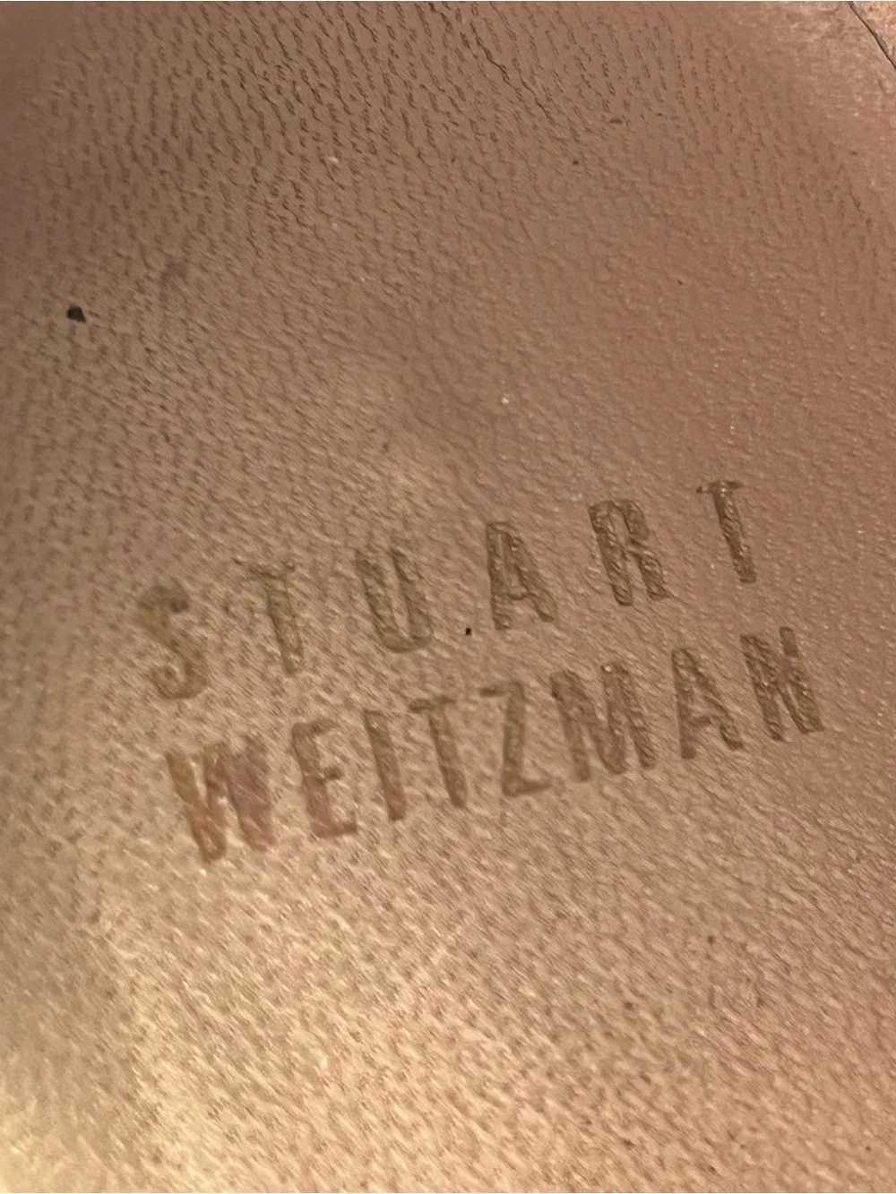 Stuart Weitzman Nude Patent Cork Wedge Platforms - Picture 4 of 5